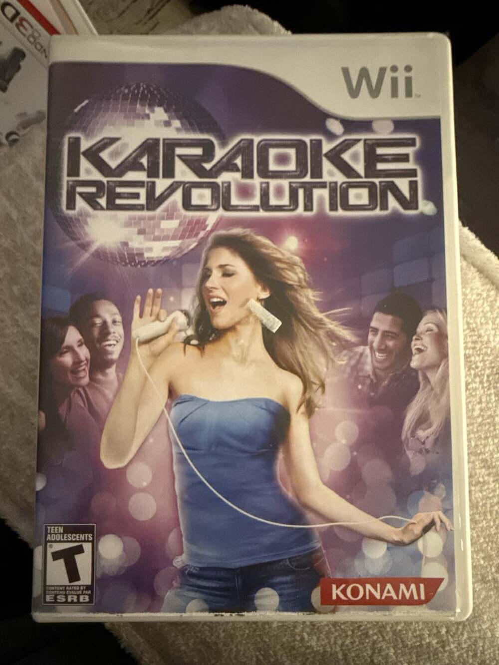 Karaoke Revolution Nintendo Wii Game with Manual